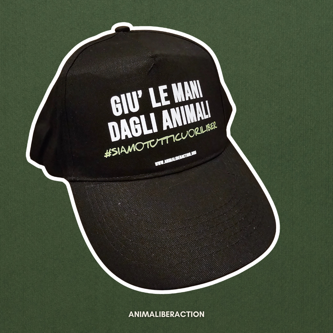 Cappellino Giù le mani dagli animali
